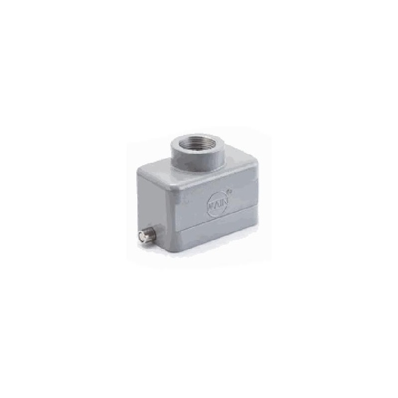 Capot 10B, Aluminium moulé sous pression, Alliage de zinc moulé, IP65, Sortie verticale, M20